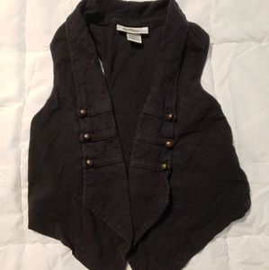 3/10 Self Esteem, vest top, size medium, black.